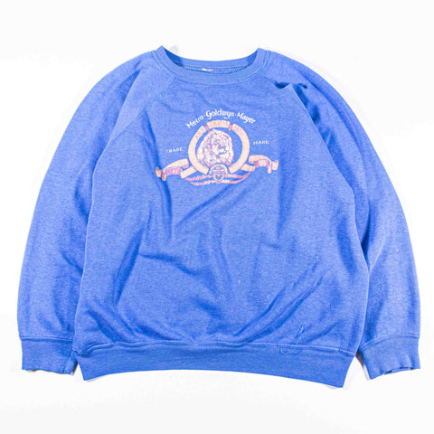 MGM Metro Goldwyn Mayer Lion Raglan Sweatshirt