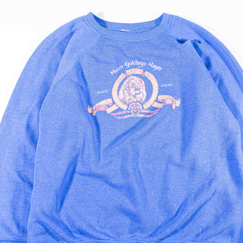 MGM Metro Goldwyn Mayer Lion Raglan Sweatshirt