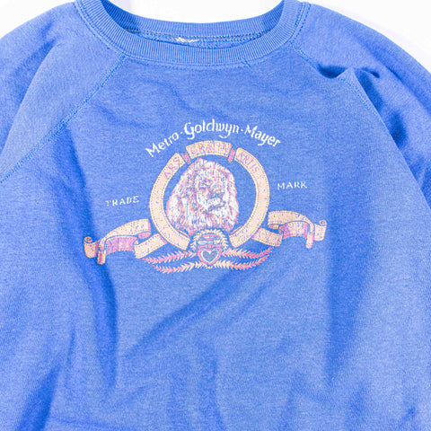 MGM Metro Goldwyn Mayer Lion Raglan Sweatshirt