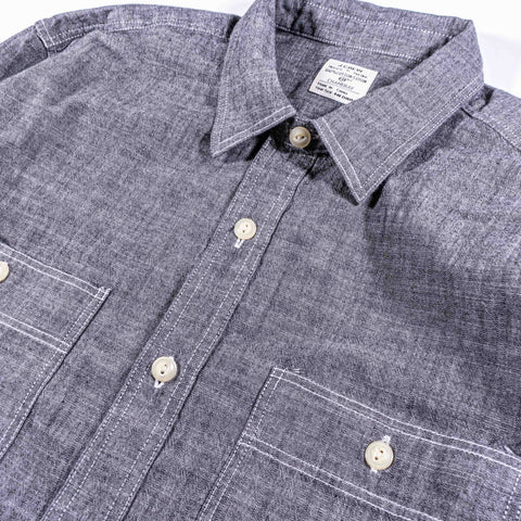 J Crew Chambray Denim Utility Work Shirt