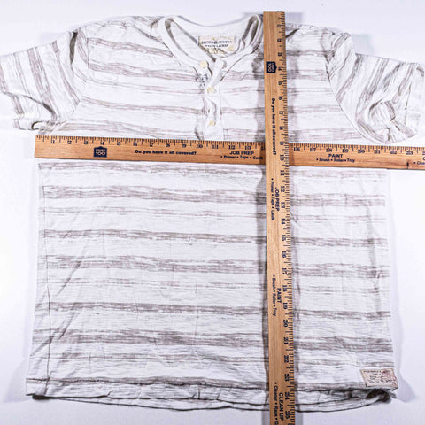 Denim & Supply Ralph Lauren Striped Slub Henley Shirt