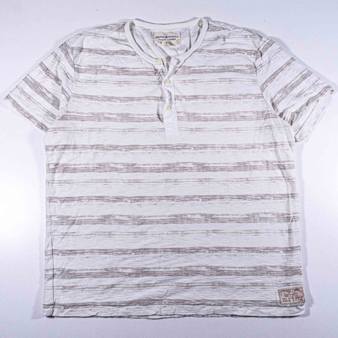 Denim & Supply Ralph Lauren Striped Slub Henley Shirt