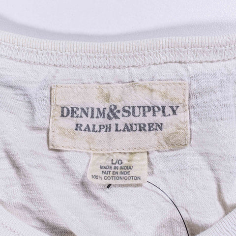 Denim & Supply Ralph Lauren Striped Slub Henley Shirt