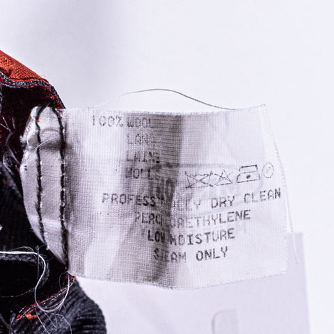 Missoni Wool Zebra Print Military Cadet Hat Distressed