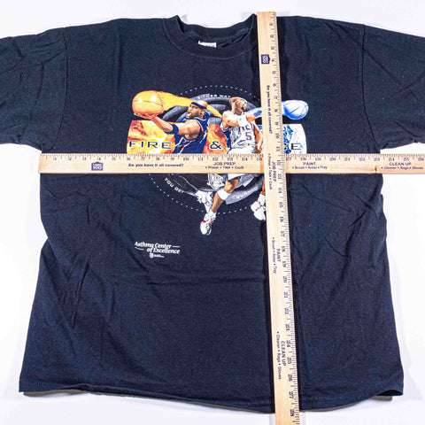 Vince Carter Jason Kidd New Jersey Nets Fire Ice T-Shirt