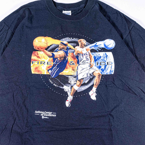 Vince Carter Jason Kidd New Jersey Nets Fire Ice T-Shirt