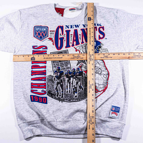 New York Giants Super Bowl XXV Champions Nutmeg Sweatshirt 1990