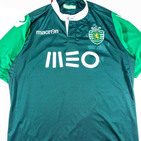 Sporting CP Macron 2014 2015 Jersey European Home Kit