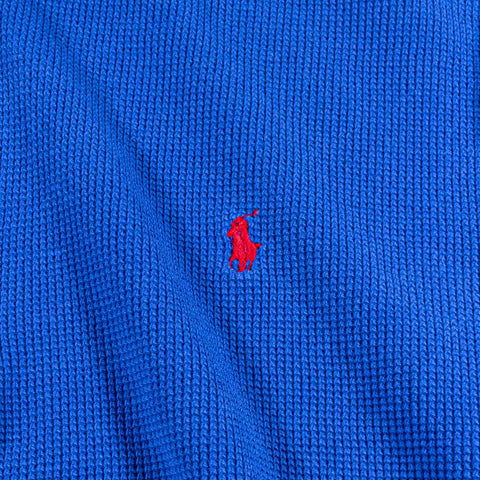 Polo Ralph Lauren Collared Waffle 1/4 Zip Pullover Made in USA