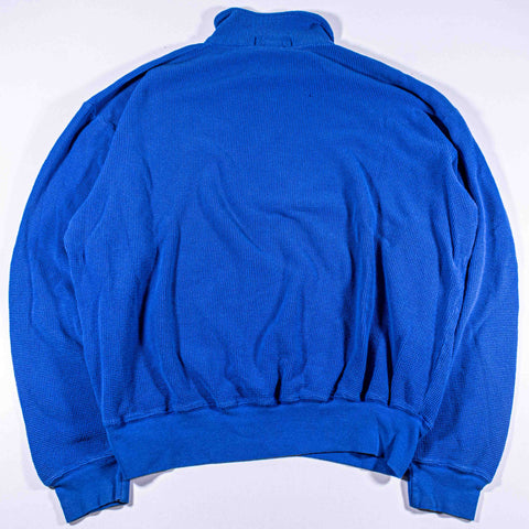 Polo Ralph Lauren Collared Waffle 1/4 Zip Pullover Made in USA
