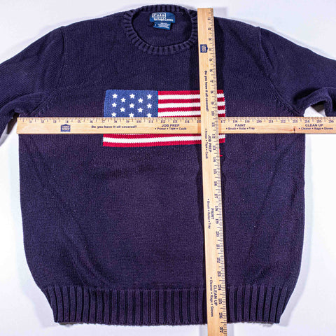 Polo Ralph Lauren Flag Sweater Made in USA