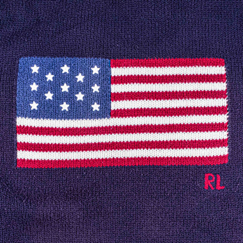 Polo Ralph Lauren Flag Sweater Made in USA