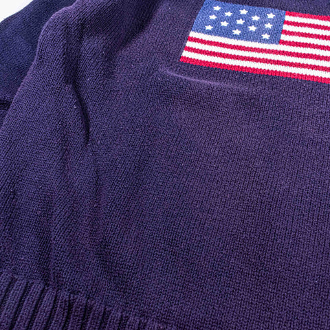 Polo Ralph Lauren Flag Sweater Made in USA