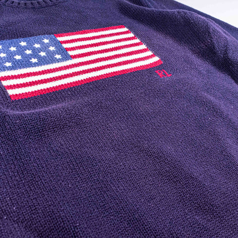 Polo Ralph Lauren Flag Sweater Made in USA
