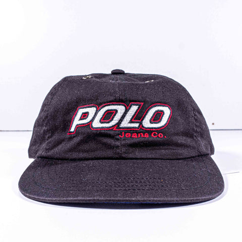 Polo Jeans Co Ralph Lauren Leather Strapback Hat