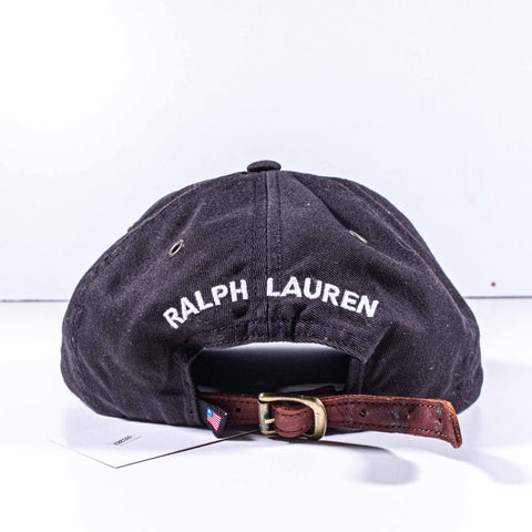 Polo Jeans Co Ralph Lauren Leather Strapback Hat