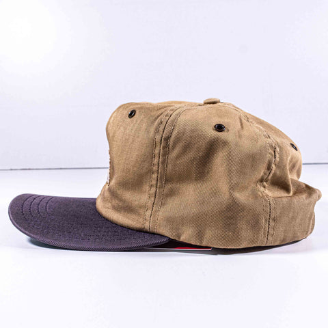 RRL Double RL Ralph Lauren Two Tone Leather Strap Hat Made in USA