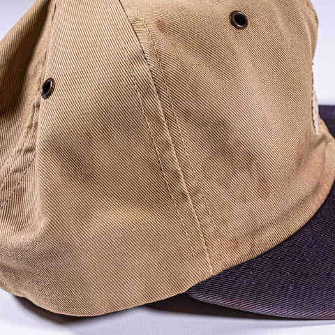RRL Double RL Ralph Lauren Two Tone Leather Strap Hat Made in USA