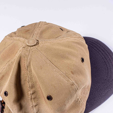 RRL Double RL Ralph Lauren Two Tone Leather Strap Hat Made in USA