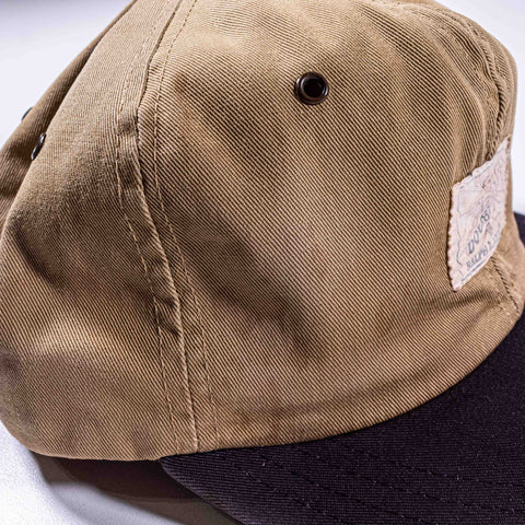 RRL Double RL Ralph Lauren Two Tone Leather Strap Hat Made in USA