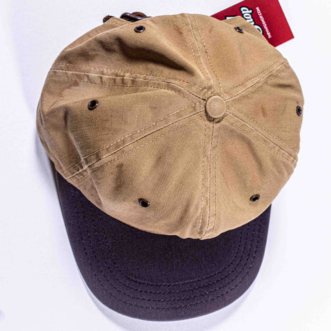 RRL Double RL Ralph Lauren Two Tone Leather Strap Hat Made in USA