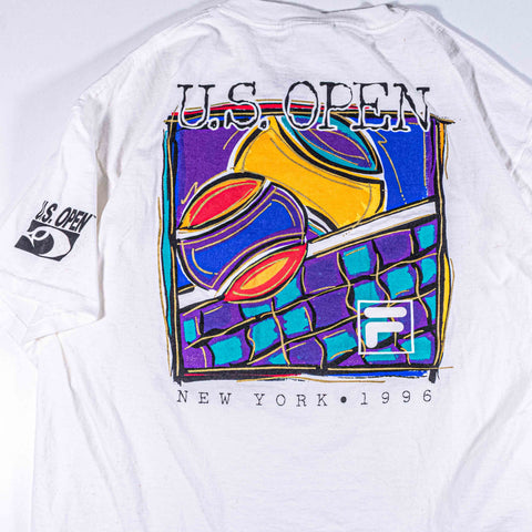 US Open NYC 1996 Fila T-Shirt Abstract Art