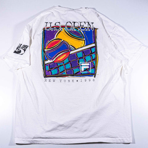 US Open NYC 1996 Fila T-Shirt Abstract Art
