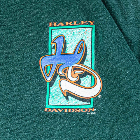 Harley Davidson Motorcycles Electra Glide Henley T-Shirt