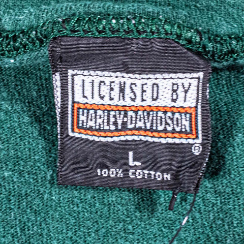 Harley Davidson Motorcycles Electra Glide Henley T-Shirt