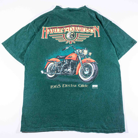 Harley Davidson Motorcycles Electra Glide Henley T-Shirt