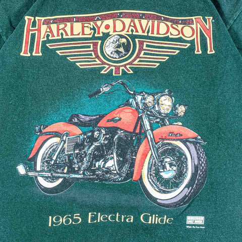 Harley Davidson Motorcycles Electra Glide Henley T-Shirt