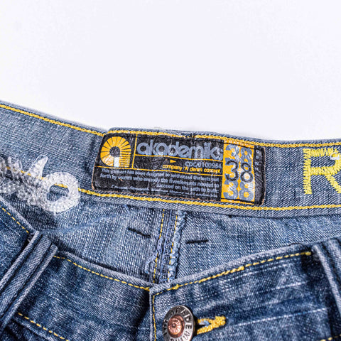 Akademiks Baggy Wide Leg Jean Short Jorts