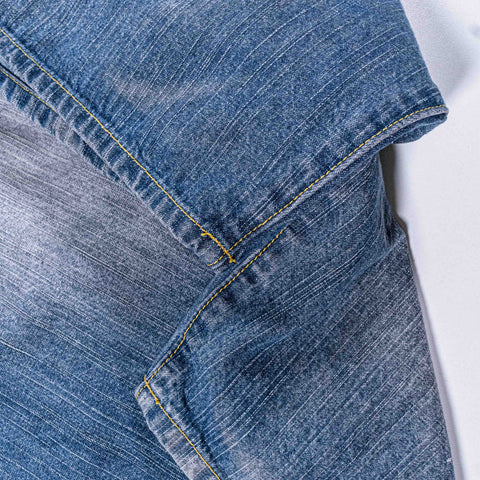Akademiks Baggy Wide Leg Jean Short Jorts