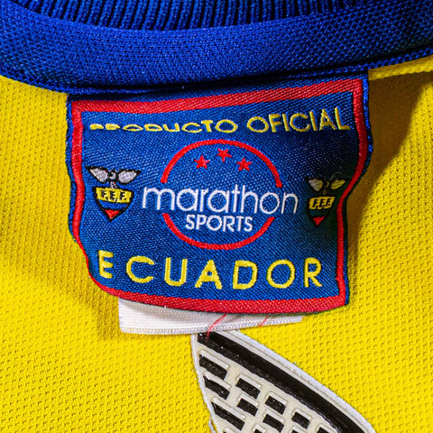2002 Ecuador World Cup Marathon Jersey Customized