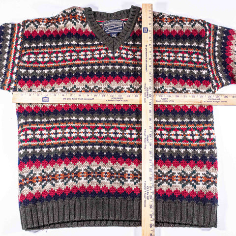 Abercrombie & Fitch Fair Isle Nordic Wool Sweater