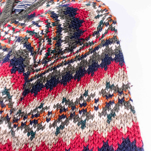 Abercrombie & Fitch Fair Isle Nordic Wool Sweater