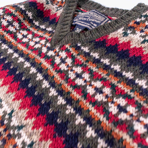 Abercrombie & Fitch Fair Isle Nordic Wool Sweater