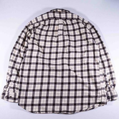 Filson Lightweight Alaskan Guide Shirt Cream Deep Brown