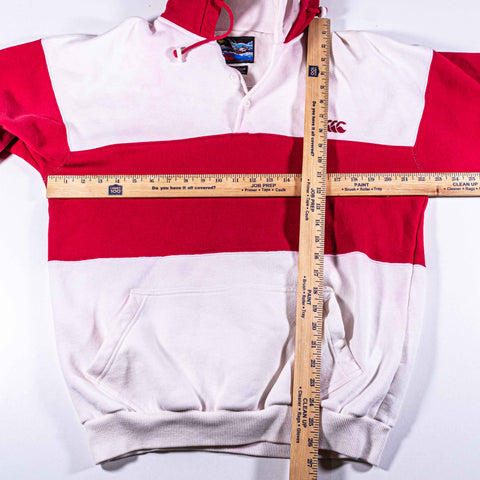 Canterbury New Zealand Striped Rugby Hoodie Sweatshirt
