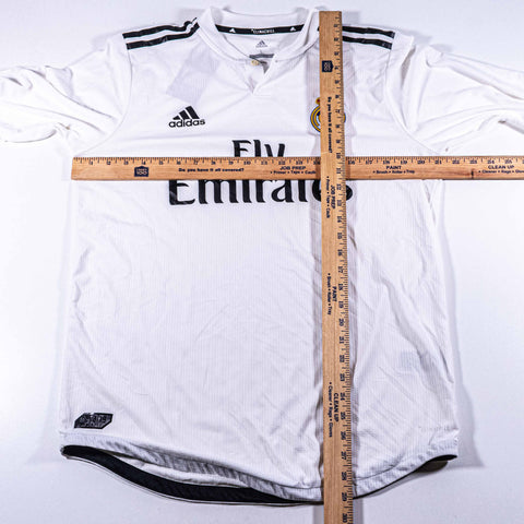 Real Madrid 2018 2019 Adidas Home Longsleeve Jersey Climachill