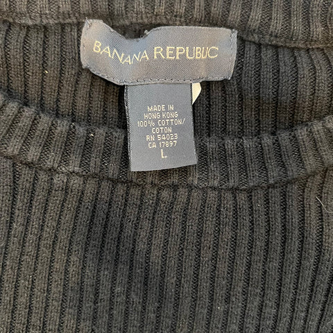 Banana Republic Ribbed Crewneck Knit Sweater