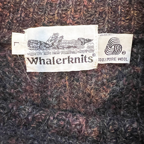 Whalerknits Wool Fisherman Sweater Made in USA