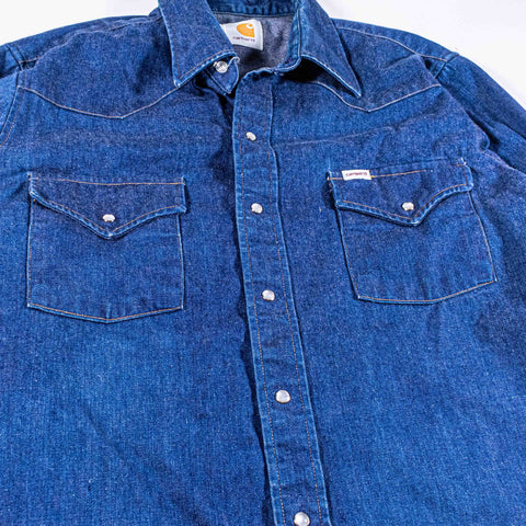 Carhartt Western Pearl Snap Denim Shirt