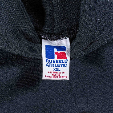 Russell Athletic Blank Black Hoodie Sweatshirt