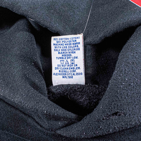 Russell Athletic Blank Black Hoodie Sweatshirt