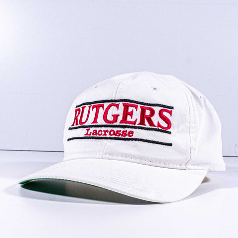Rutgers University Lacrosse Split Bar Snapback Hat Youngan
