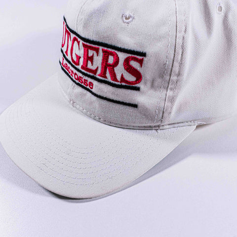 Rutgers University Lacrosse Split Bar Snapback Hat Youngan