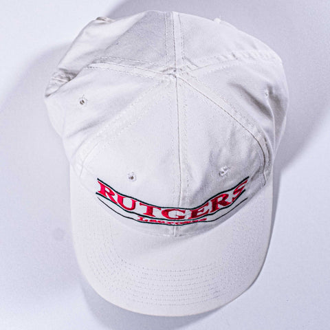 Rutgers University Lacrosse Split Bar Snapback Hat Youngan