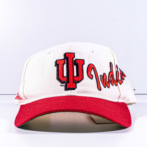 Indiana Hoosiers Apex One Script Snapback Hat