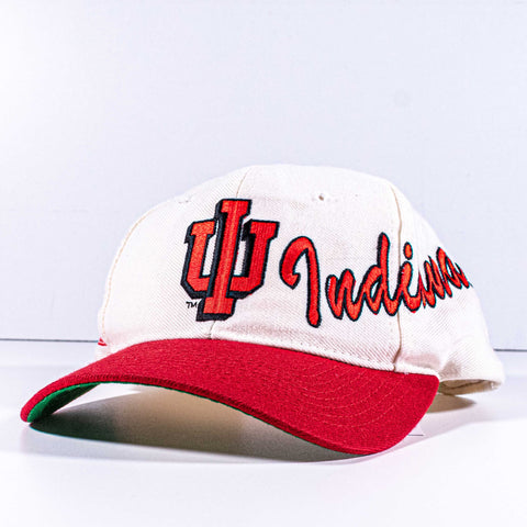 Indiana Hoosiers Apex One Script Snapback Hat